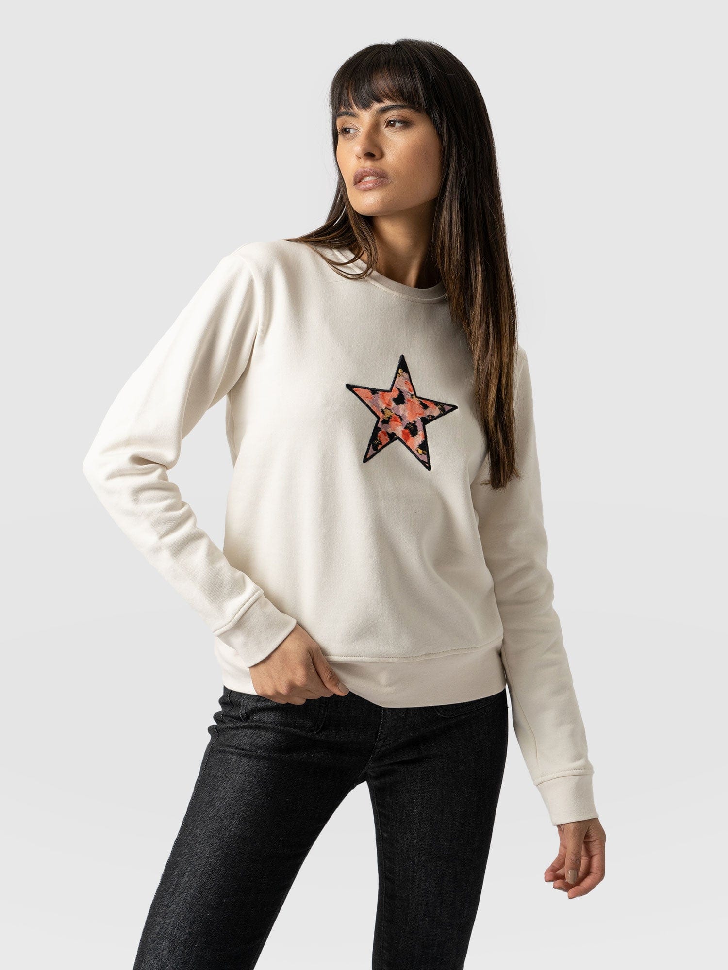 Stellar Sweater Cream Confetti Petal - Women's Sweaters | Saint + Sofia® EU